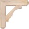 Ekena Millwork Balboa Craftsman Smooth Bracket w/ Offset Brace, Douglas Fir, 5 1/2"W x 18"D x 18"H BKT0604X18X18BOA04SDF - alternate 4